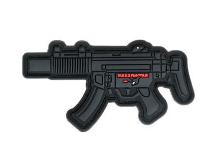 Airsoftová nášivka na suchý zip MP5SD PVC Patch od TMC, rozměr 80x40 mm. Na AirsoftMorava.