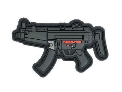 Airsoft nášivka na suchý zip MP5 PVC Patch od TMC, rozměr 75x45 mm. Na AirsoftMorava.