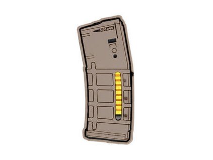 Airsoftová nášivka na suchý zip MAG PVC Patch od TMC, rozměr 20x50 mm. Na AirsoftMorava.