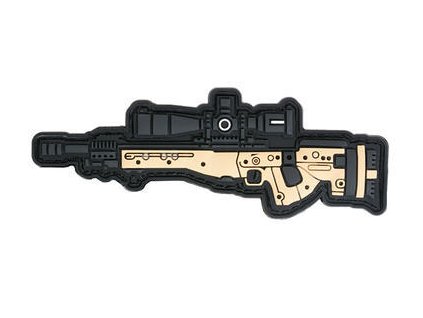 Airsoftová nášivka na suchý zip AE PVC Patch od TMC, rozměr 105x40 mm. Na AirsoftMorava.
