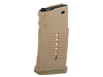 Airsoft moderní polymerový zásobník Mid-Cap 220BB pro SR25/AR10 (s imitací nábojů). Na AirsoftMorava.