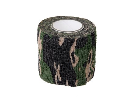 Airsoftová samolepící maskovací páska 2m od Element - Standard Woodland. Polyesterová. Na AirsoftMorava.