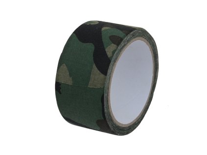 Airsoftová samolepící maskovací páska 10m od Element - Standard Woodland. Bavlněná. Na AirsoftMorava.