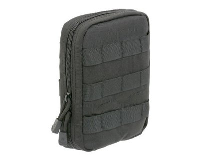 Airsoftová lékařská sumka MOLLE od 8FIELDS - černá. S elastickými úchyty. Na AirsoftMorava.