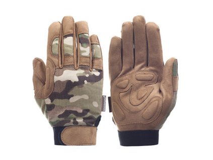 Airsoftové lehké maskovací rukavice Multicam - vel. S. Bavlna a syntetická kůže. Na AirsoftMorava.