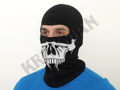 Kukla SKULL typ D - černá [8FIELDS]