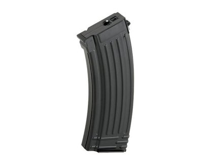 Airsoft ocelový tlačný zásobník Mid-Cap na 140BB pro AK74 - černý. Odolná kovová konstrukce. Na AirsoftMorava.