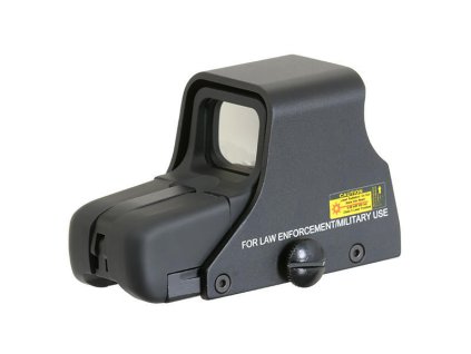 Airsoft holografický kolimátor Holo Sight mod.1 od PCS - černý. Hliníkový, červená/zelená barva. Na AirsoftMorava.