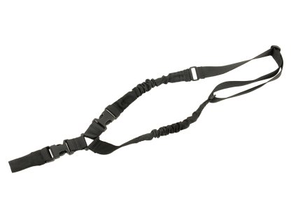Jednobodový popruh s odpružením - Black [8FIELDS]