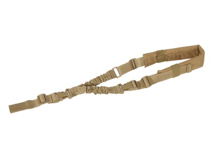 Jednobodový polstrovaný bungee popruh - Coyote [8FIELDS]