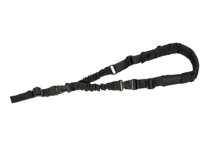Jednobodový polstrovaný bungee popruh - Black [8FIELDS]