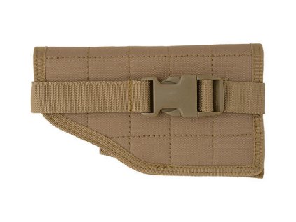 Airsoftové horizontální pistolové pouzdro od 8FIELDS - Coyote. S MOLLE systémem. Na AirsoftMorava.