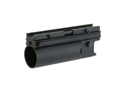 Airsoft hliníkový granátomet na RIS pro 40mm granáty - krátký od BD. Airsoft zbraně online na AirsoftMorava.