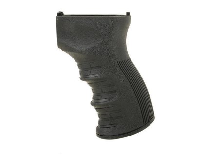 Airsoft ergonomická polymerová rukojeť pro AK74 od APS - černá. Pro lepší a jistější úchop zbraně. Na AirsoftMorava.