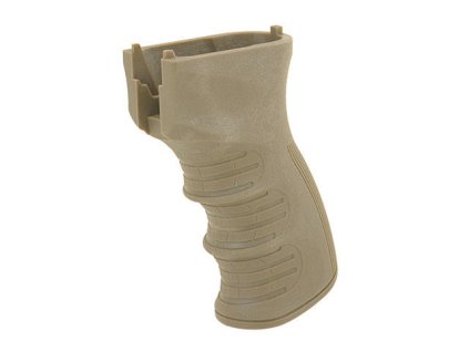 Airsoft ergonomická polymerová rukojeť pro AK74 od APS - barva Coyote. Pro lepší ovladatelnost zbraně. Na AirsoftMorava.
