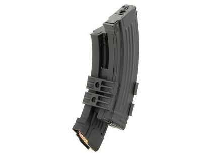 Airsoftový elektrický dvojitý zásobník Hi-Cap 1100 BB pro AK od CYMA (s imitací nábojů). Na AirsoftMorava.