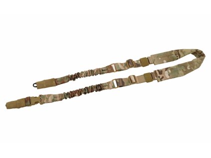 Airsoft dvoubodový polstrovaný popruh s bungee od 8FIELDS - Multicam. S HK sponami. Na AirsoftMorava.