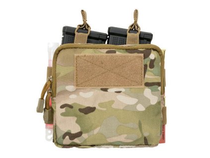 Airsoft dvojsumka na zásobníky s univerzální kapsou na ZIP od 8FIELDS - Multicam. Na AirsoftMorava.