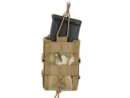 Airsoft dvojitá sumka na zásobníky MOLLE od 8FIELDS - Multicam. Na kalibr 7,62. Na AirsoftMorava.