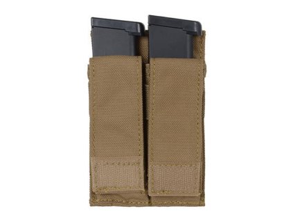 Airsoftová dvojitá sumka na pistolové zásobníky od 8FIELDS - Coyote. S MOLLE. Na AirsoftMorava.