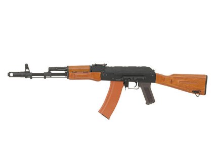 Airsoft útočná puška CM.048 AK-74N Cyma, celokov, dřevo, BLUE Ed., 420 FPS. Na AirsoftMorava.