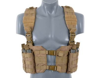 Chest Harness rozep. z předu - Coyote [8FIELDS]