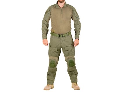 Airsoftová bojová uniforma od 8FIELDS - Olive, vel. XXXL. S nákoleníky a náloketníky. Na AirsoftMorava.