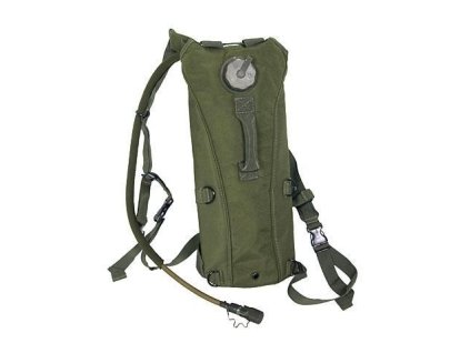 Airsoft batoh s místem na hydratační vložku od 8FIELDS - Olive. Včetně 2,5l vložky. Na AirsoftMorava.