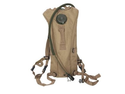 Airsoft batoh s místem na hydratační vložku od 8FIELDS - Coyote. Včetně 2,5l vložky. Na AirsoftMorava.