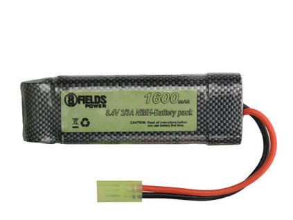 Airsoft NiMH akumulátor 8FIELDS 1600mAh 8,4V, typ mini, Tamiya konektor. Na AirsoftMorava.