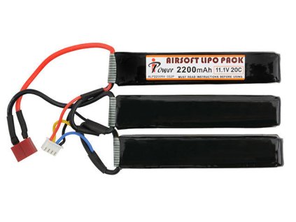 Airsoft Li-Po akumulátor IPower 2200mAh 11,1V 20C, konektor DeanT. Na AirsoftMorava.
