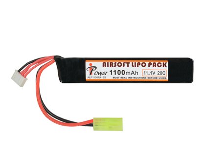 Airsoft Li-Po akumulátor IPower 1100mAh 11,1V 20C, konektor DeanT. Na AirsoftMorava.