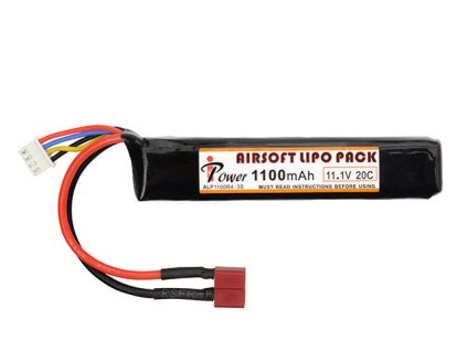 Airsoft Li-Po akumulátor IPower 1100mAh 11,1V 20C, konektor DeanT. Na AirsoftMorava.