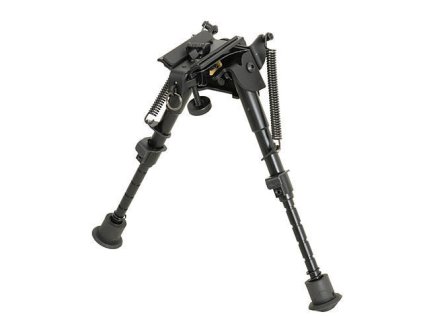 Airsoft 6-stupňový regulovatelný bipod s adaptérem na RIS lištu. Airsoft zbraně online na AirsoftMorava.