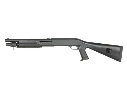 Airsoft brokovnice manuální CM.360M M3 od CYMA (Full Metal, 3 rány, pevná pažba). Airsoft zbraně online na AirsoftMorava.