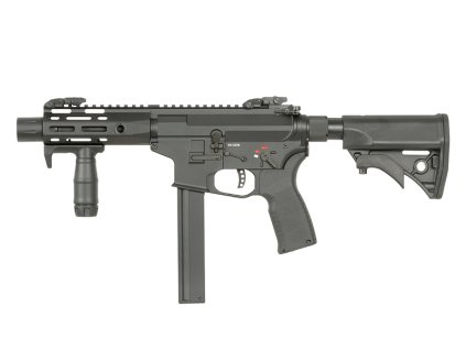 Airsoftový samopal AEG CM.106A AR-9 od CYMA (Upgraded, Mosfet, 25 RPS, PDW pažba). Na AirsoftMorava.