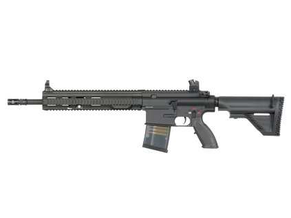 Airsoft DMR puška AEG 417 E6902M od Golden Eagle - černá, celohliník, Mosfet, QCS. Airsoft zbraně online na AirsoftMorava.
