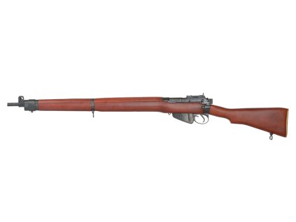 Airsoft puška manuální Lee-Enfield No. 4 Mk I od S&T (Real Wood, VSR10 systém, 90° záchyt). Na AirsoftMorava.