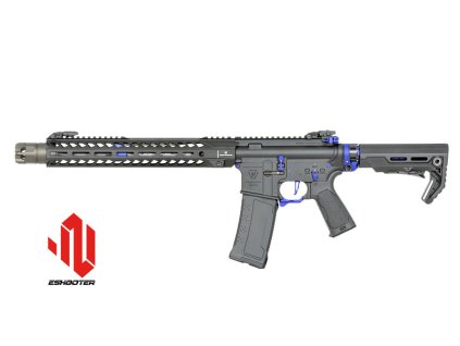 Airsoft puška AEG Strike Industries 13.5" Raiders Carbine od EMG/CYMA (lic. SI, ETU) modrá. Na AirsoftMorava.