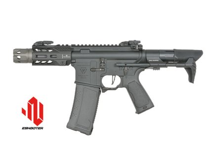 Airsoft zbraň AEG Strike Industries 4" Raiders PDW od EMG/CYMA (lic. SI, ETU) černá. Airsoft zbraně online na AirsoftMorava.
