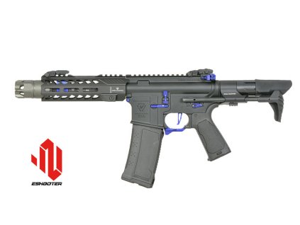 Airsoft zbraň AEG Strike Industries 7" Raiders CQB od EMG/CYMA (lic. SI, ETU) modrá. Airsoft zbraně online na AirsoftMorava.