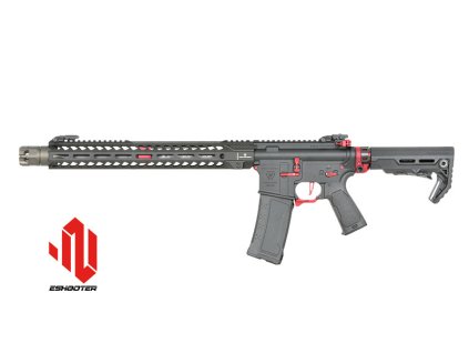 Airsoft puška AEG Strike Industries 15.5" Raiders od EMG/CYMA (lic. SI, ETU) červená. Airsoft zbraně online na AirsoftMorava.