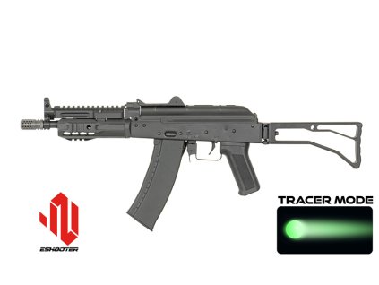 Airsoftová zbraň AEG SLR AKS-74U od CYMA (lic. SLR, Eshooter ETU, 25 RPS, podsvícený Hop-Up). Na AirsoftMorava.