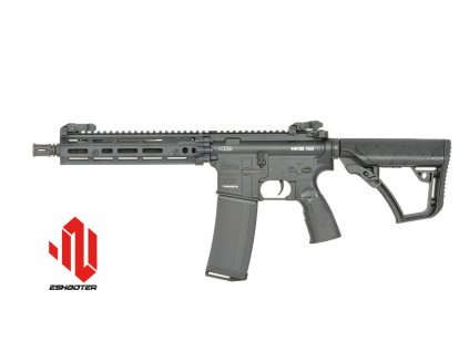 Airsoft puška AEG Daniel Defense MK18 RIII od EMG/CYMA (lic. DD, Eshooter ETU) černá. Airsoft zbraně online na AirsoftMorava.