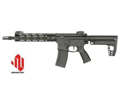 Double Eagle M906B AR15 Eshooter ETU – kovová airsoft AEG s rychlou výměnou pružiny Na AirsoftMorava