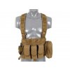 Airsoft replika vesty Commando Recon Chest Harness od 8FIELDS - Coyote. S MOLLE. Na AirsoftMorava.