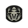 Airsoft nášivka na suchý zip Frog Skeleton PVC 1, rozměr 70x70 mm. Na AirsoftMorava.