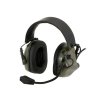 Airsoft M32 ochranná sluchátka s mikrofonem od EARMOR - FG. S aktivní ochranou sluchu. Na AirsoftMorava.