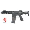 Airsoft zbraň AEG Daniel Defense DDM4 PDW SBR od EMG/CYMA (lic. DD, Eshooter ETU) černá. Airsoft zbraně online na AirsoftMorava.
