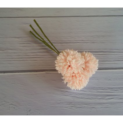 Mini chryzantéma 22 cm bledoružová